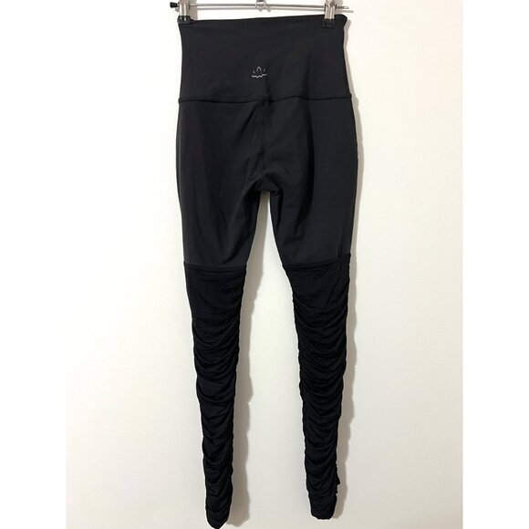 Beyond Yoga Black Ruched Legwarmer Legging Size S - Picture 3 of 7